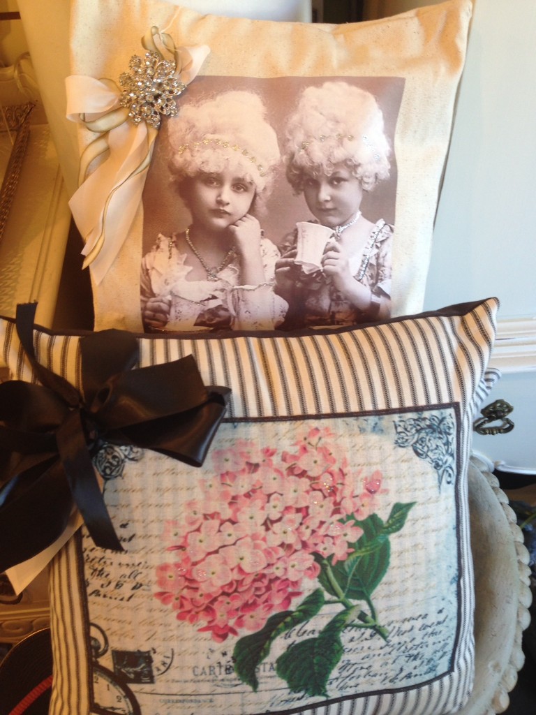 "Love These Custom Pillows For Your "Boudoir" The Little Girls Are My Favorite Image!"