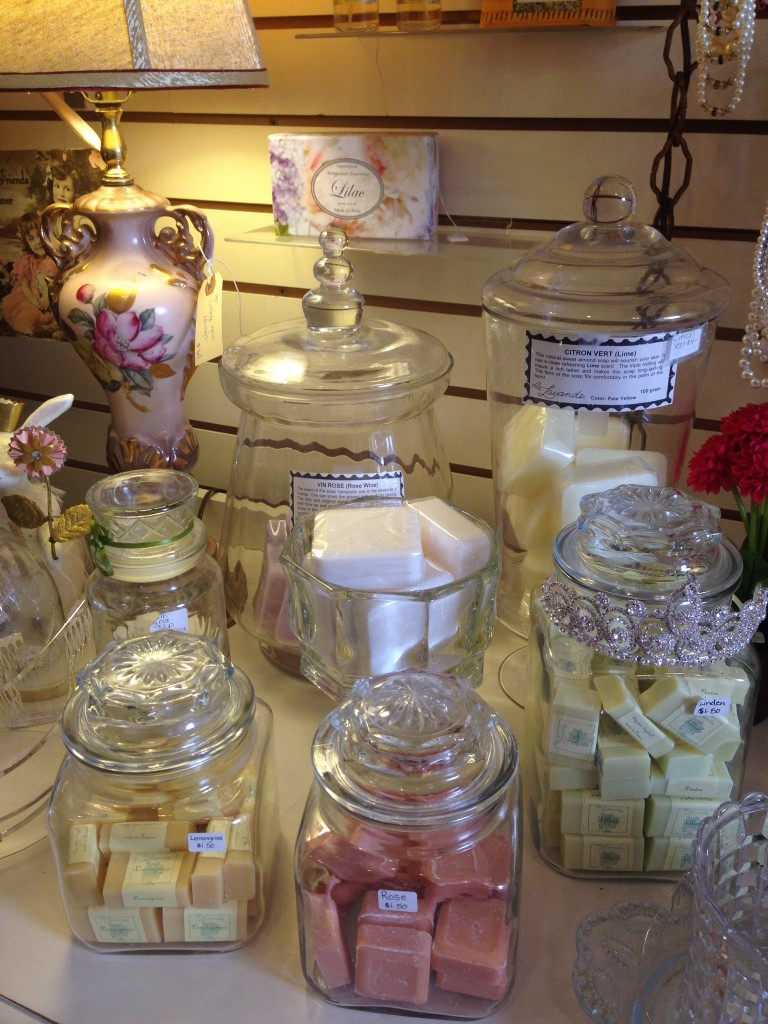 "Yummy Bath Soaps Beautifully Displayed! Add Them To Your Lingerie Drawer, Delicious!"