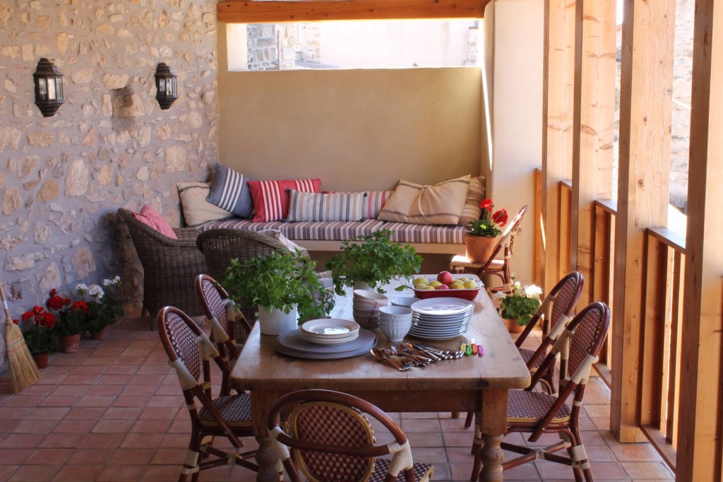 "South Of France Casual Entertaining Is Bringing The Indoors Outside To Your Sunny Porch"